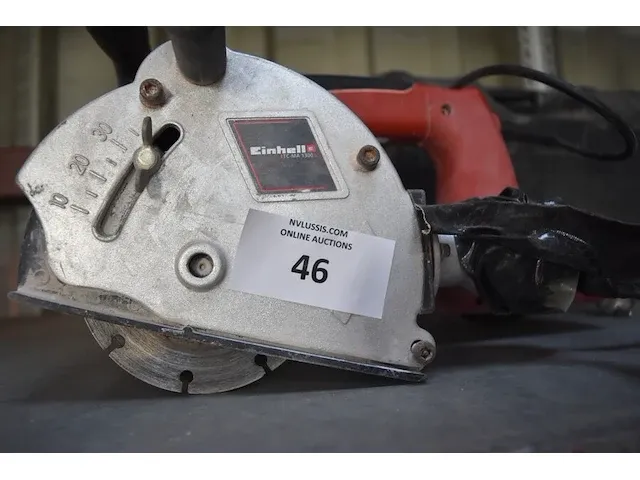 Gleuvenfrees einhell tc-ma1300 in koffer (17) - afbeelding 2 van  6