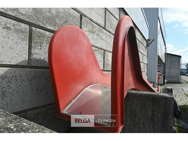 Glijbaan inox/kunststof - afbeelding 3 van  6