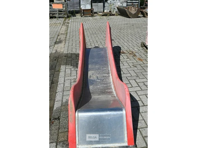 Glijbaan inox/kunststof - afbeelding 2 van  4