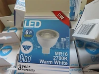 Gloo 6w ledlamp, plus minus 75 stuks - afbeelding 3 van  3