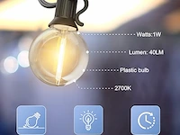 Gluroo 30m g40 led-lichtslingers voor buiten - afbeelding 3 van  3