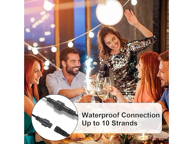 Gluroo 30m g40 led-lichtslingers voor buiten - afbeelding 4 van  5