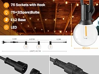 Gluroo led buiten lichtslinger - afbeelding 3 van  3