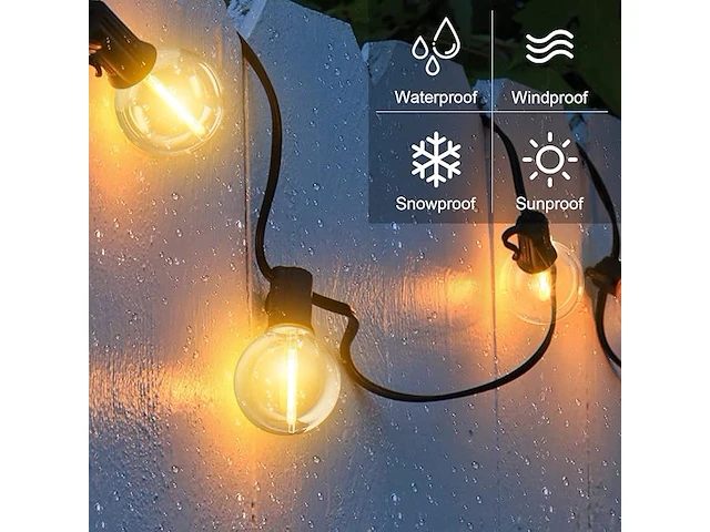 Gluroo led buiten lichtslinger - afbeelding 4 van  4