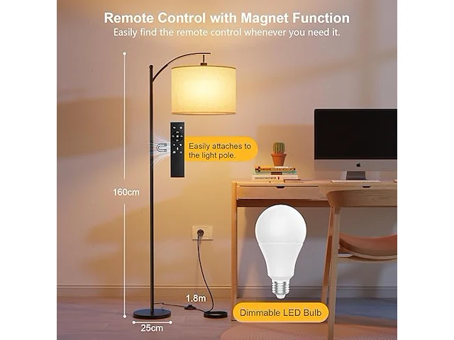 Gluroo vloerlamp - afbeelding 2 van  4