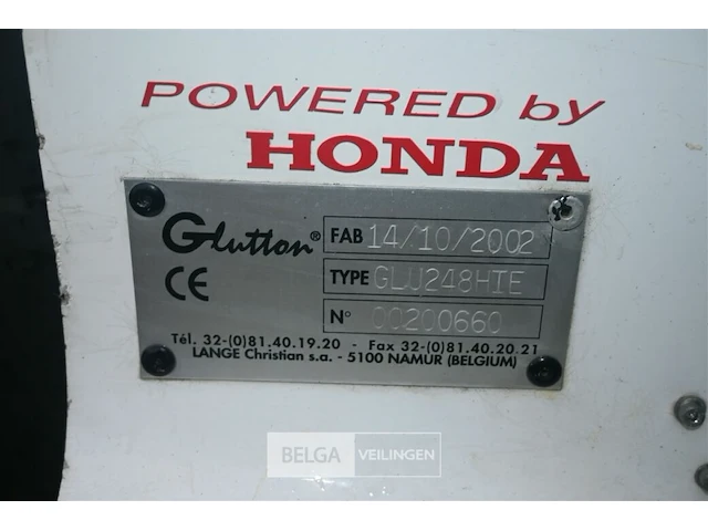 Glutton afvalzuiger op benzine - afbeelding 5 van  6