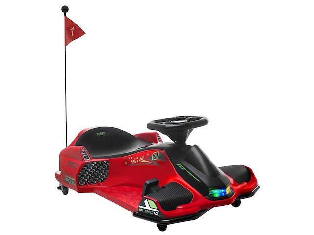 Go kart electric voor kinderen van 8-12 jaar, snelheid 3-8 km/u - afbeelding 7 van  8