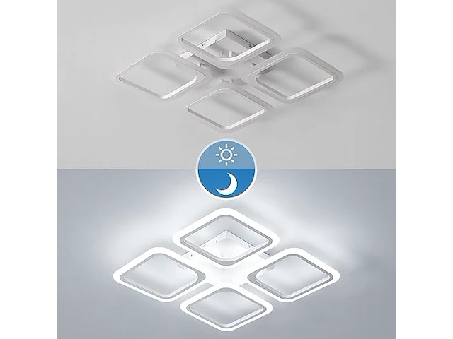 Goeco moderne led-plafondlamp, 48 w - afbeelding 2 van  5
