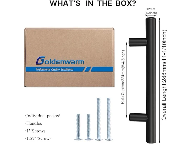 Goldenwarm 15 stuks kastgrepen - afbeelding 2 van  3