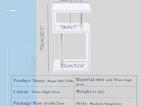 Goldfan moderne bijzettafel - afbeelding 2 van  3