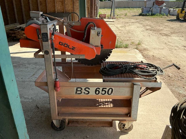 Gölz bs650 steenzaagmachine - afbeelding 8 van  13