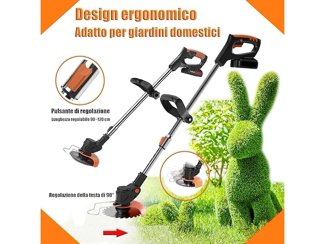 Gompuy accu-grastrimmer - afbeelding 2 van  4