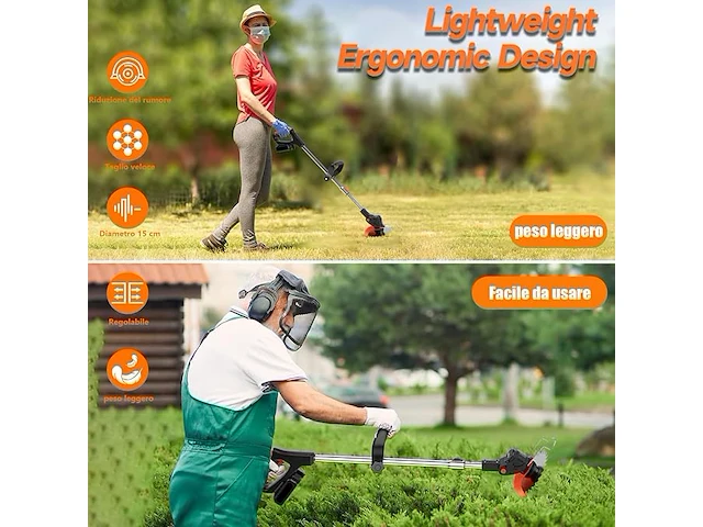 Gompuy accu-grastrimmer - afbeelding 3 van  4