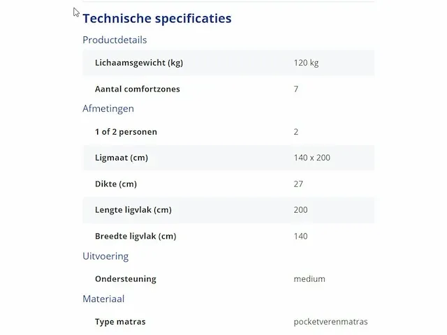 Good sleep clessidra pocketverenmatras - afbeelding 5 van  6