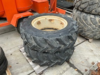 Goodyear dt810 tractorbanden met velg (2x) - afbeelding 2 van  9