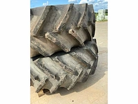 Goodyear dt820 tractorbanden op velg (2x) - afbeelding 6 van  7