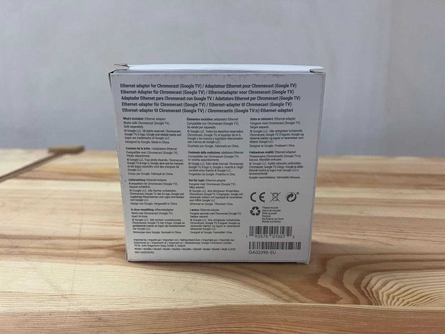 Google - ga02395-eu - google ethernet adapter voor chromecast (google tv) - afbeelding 3 van  4