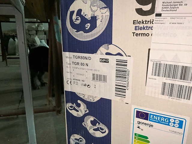 Gorenje tgr 80 n boiler - afbeelding 2 van  2