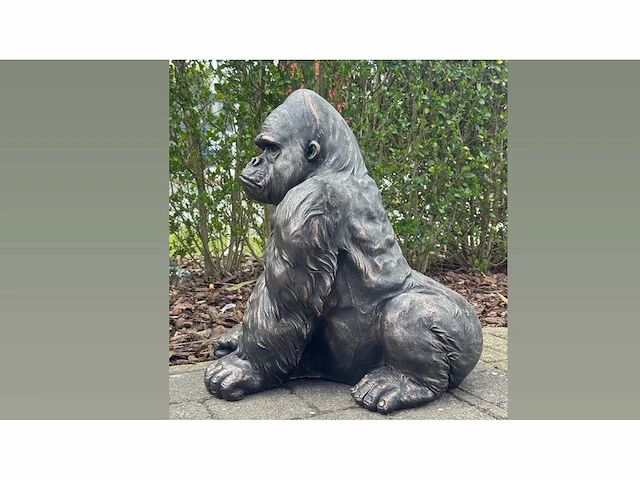 Gorilla zit stoer mgo h60cm - afbeelding 2 van  2
