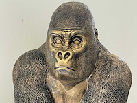 Gorilla zit stoer old gold h66cm - afbeelding 2 van  2