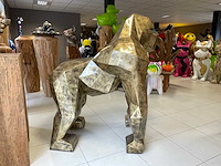 Gorille origami h130cm old gold - afbeelding 4 van  5