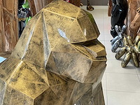 Gorille origami h130cm old gold - afbeelding 5 van  5