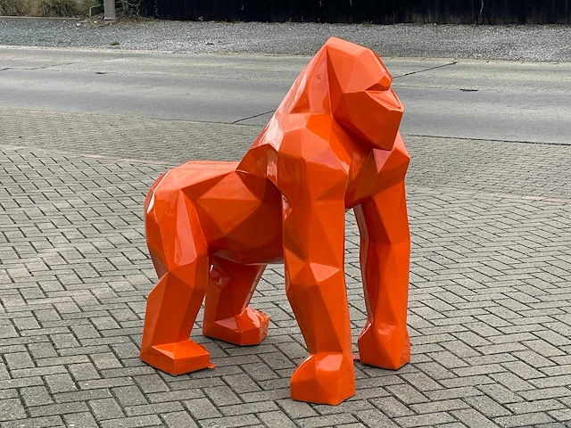 Gorille origami h130cm orange - afbeelding 1 van  2