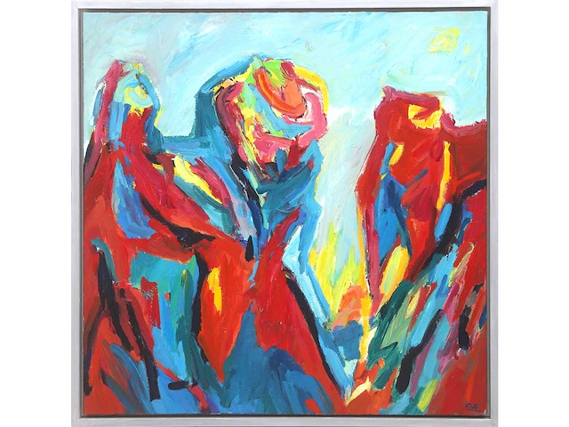 Gorm eriksen - anrabelse - olie op doek - afbeelding 10 van  17