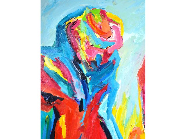 Gorm eriksen - anrabelse - olie op doek - afbeelding 17 van  17