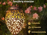 Görvitor 4 stuks lampen op zonne-energie voor buiten - afbeelding 3 van  4