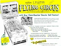 Gottlieb - flying circus - flipperkast - afbeelding 1 van  1