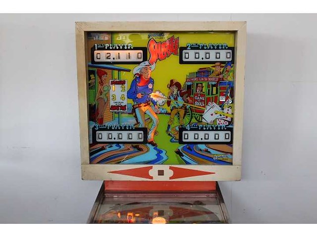 Gottlieb - sheriff - flipperkast - afbeelding 1 van  8