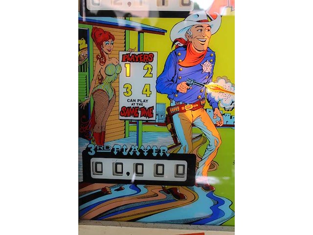 Gottlieb - sheriff - flipperkast - afbeelding 6 van  8