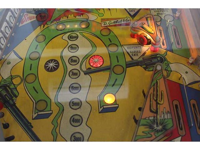 Gottlieb - sheriff - flipperkast - afbeelding 7 van  8
