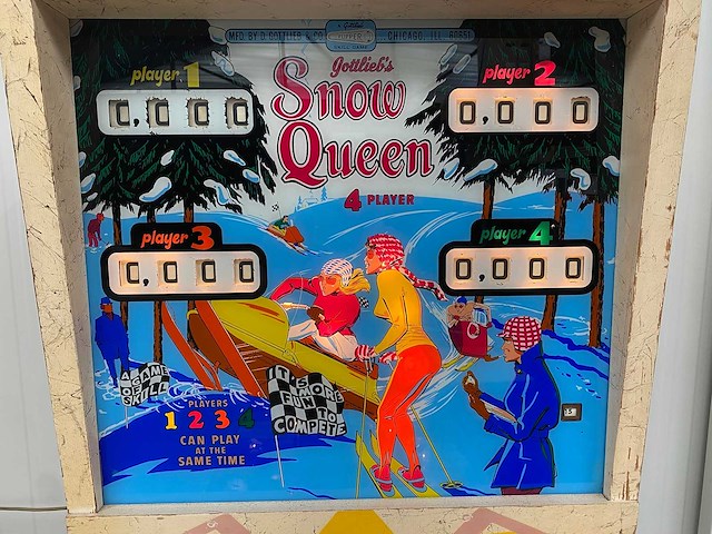 Gottlieb - snow queen - flipperkast - afbeelding 1 van  8