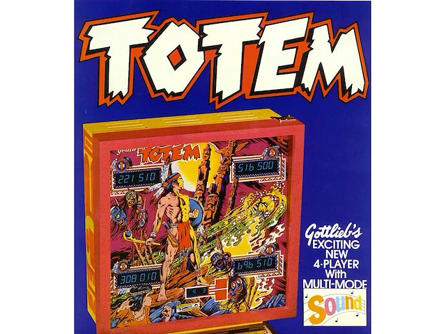 Gottlieb - totem - flipperkast - afbeelding 11 van  11