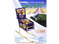 Gottlieb wipe out flipperkast - afbeelding 2 van  11
