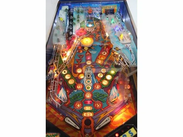 Gottlieb wipe out flipperkast - afbeelding 9 van  11