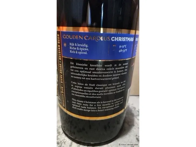 Gouden carolus christmas jeroboam 3l - afbeelding 5 van  6