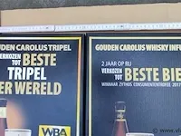 Gouden carolus origineel reclame panelen 2 stuks - afbeelding 2 van  4