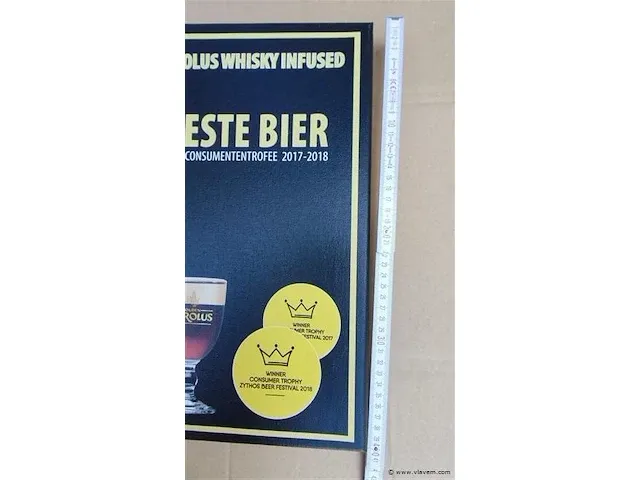 Gouden carolus origineel reclame panelen 2 stuks - afbeelding 3 van  4