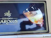 Gouden carolus origineel reclamebord metaal - afbeelding 3 van  5