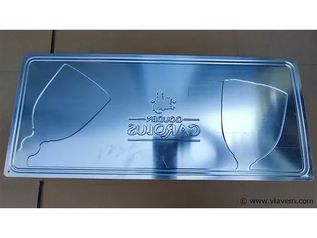 Gouden carolus origineel reclamebord metaal - afbeelding 5 van  5