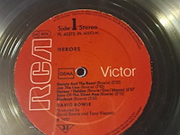 Gouden plaat david bowie xl kader ( 730mm - 540mm ) - afbeelding 3 van  4