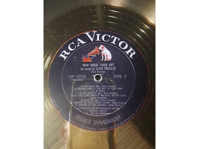 Gouden plaat elvis presley xl kader ( 730mm - 540mm ) - afbeelding 2 van  5