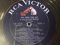 Gouden plaat elvis presley xl kader ( 730mm - 540mm ) - afbeelding 2 van  5