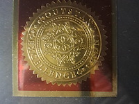 Gouden plaat elvis presley xl kader ( 730mm - 540mm ) - afbeelding 4 van  5