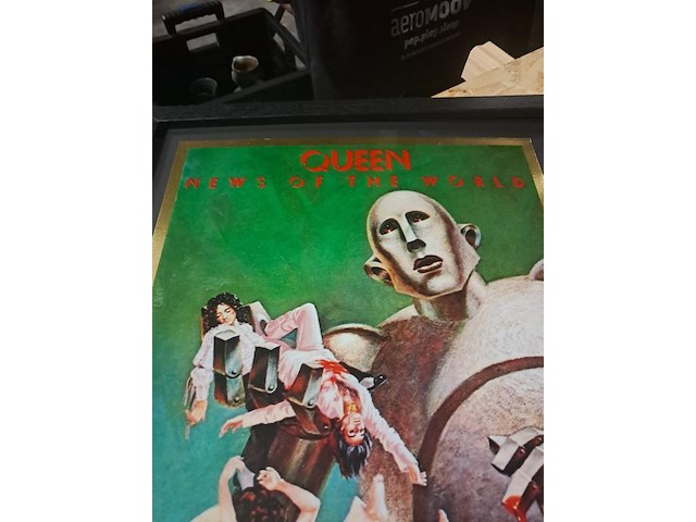 Gouden plaat queen xl kader ( 730mm - 540mm ) - afbeelding 2 van  5