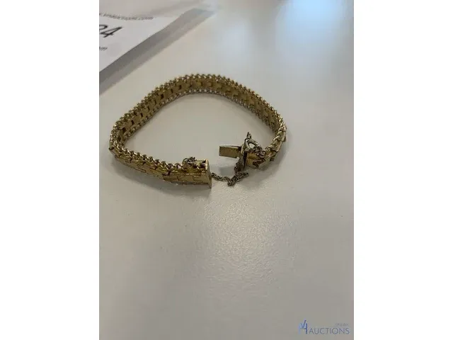 Goudkleurige armband - afbeelding 2 van  5