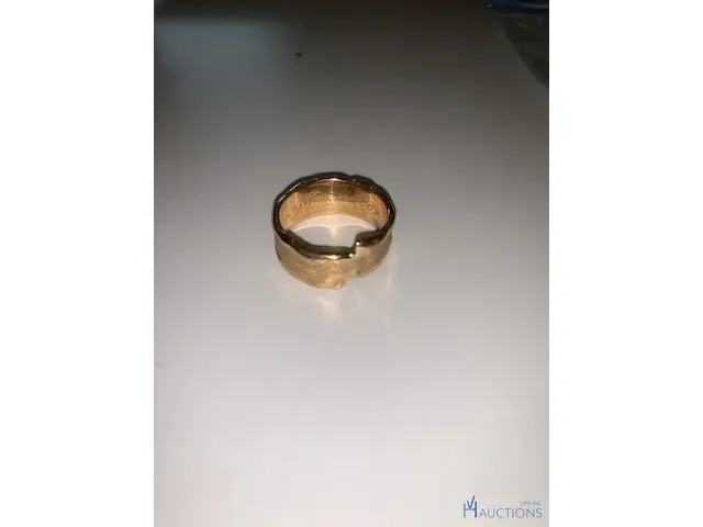 Goudkleurige ring - afbeelding 6 van  6